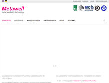 Tablet Screenshot of metawell.com